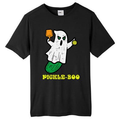 Halloween Pickleball Pickle Boo Ghost Costume Tall Fusion ChromaSoft Performance T-Shirt