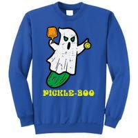 Halloween Pickleball Pickle Boo Ghost Costume Sweatshirt