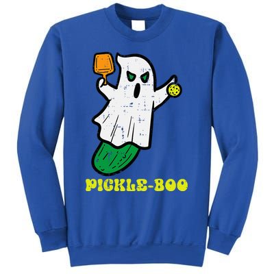 Halloween Pickleball Pickle Boo Ghost Costume Sweatshirt