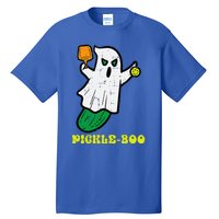 Halloween Pickleball Pickle Boo Ghost Costume Tall T-Shirt