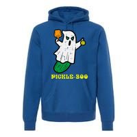 Halloween Pickleball Pickle Boo Ghost Costume Premium Hoodie