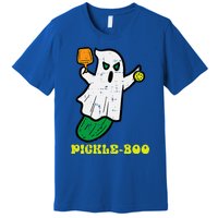 Halloween Pickleball Pickle Boo Ghost Costume Premium T-Shirt