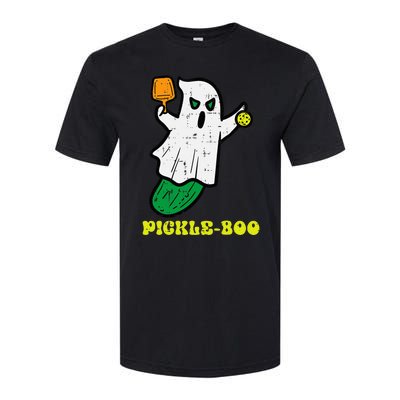 Halloween Pickleball Pickle Boo Ghost Costume Softstyle CVC T-Shirt