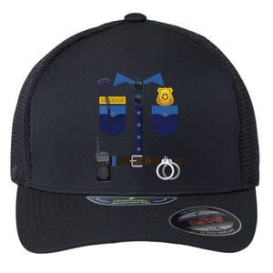 Halloween Policeman Police Officer Costume Boy Girl Flexfit Unipanel Trucker Cap