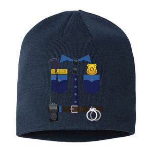 Halloween Policeman Police Officer Costume Boy Girl Sustainable Beanie