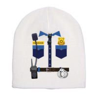 Halloween Policeman Police Officer Costume Boy Girl Short Acrylic Beanie