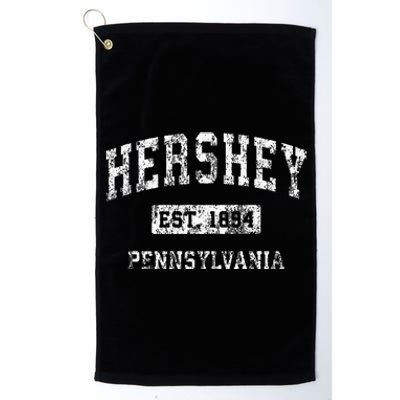 Hershey Pennsylvania PA Vintage Established Sports Design Platinum Collection Golf Towel