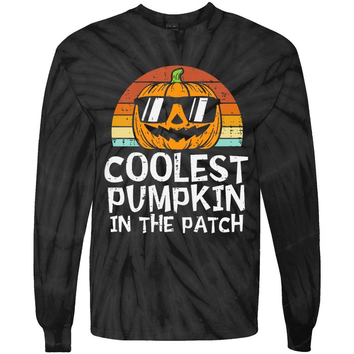 Halloween Pumpkin Patch The Ultimate Coolness Tie-Dye Long Sleeve Shirt