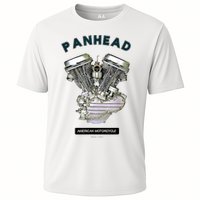 HD PanHead Retro VTwin Engine Motorcycle 48 65 Biker Gear Cooling Performance Crew T-Shirt