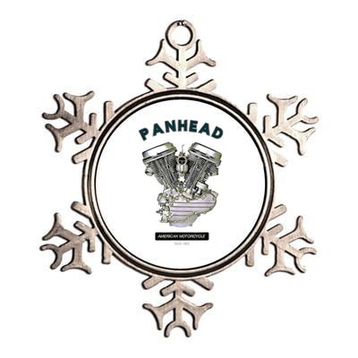 HD PanHead Retro VTwin Engine Motorcycle 48 65 Biker Gear Metallic Star Ornament