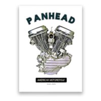 HD PanHead Retro VTwin Engine Motorcycle 48 65 Biker Gear Poster