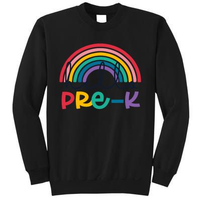 Hello Pre-K Rainbow Back To School Teacher Student Sweatshirt