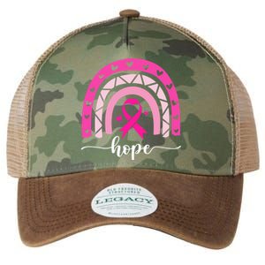 Hope Pink Ribbon Rainbow Breast Cancer Survivor Gift Legacy Tie Dye Trucker Hat