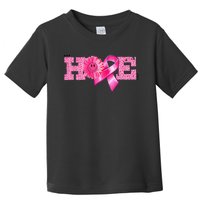 Hope Pin.K Ribbon Sunflower Breast Cancer Awareness Warrior Toddler T-Shirt