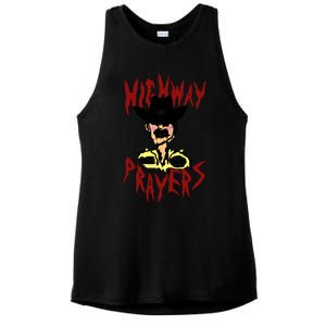 Highway Prayers Race Car Driver Ladies PosiCharge Tri-Blend Wicking Tank