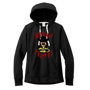 Highway Prayers Race Car Driver Women's Fleece Hoodie