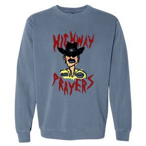 Highway Prayers Race Car Driver Garment-Dyed Sweatshirt