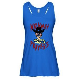 Highway Prayers Race Car Driver Ladies Essential Flowy Tank