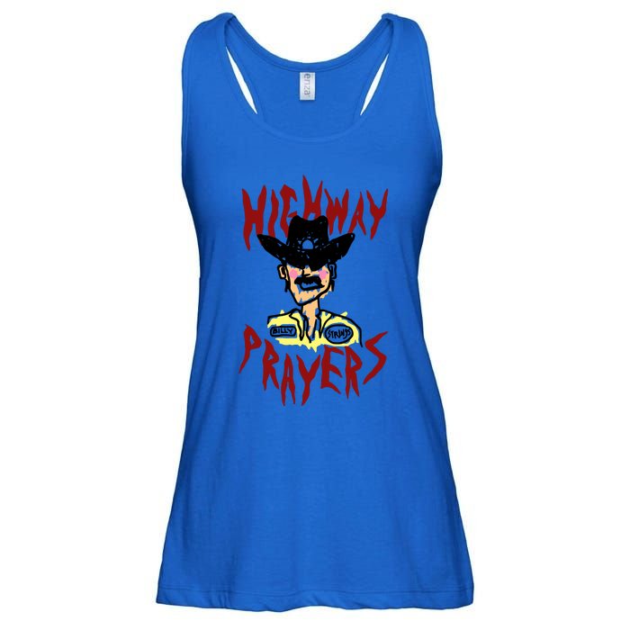 Highway Prayers Race Car Driver Ladies Essential Flowy Tank