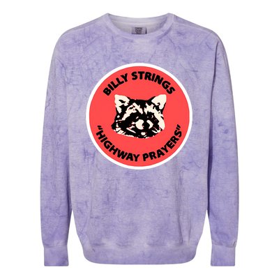 Highway Prayers Raccoon Colorblast Crewneck Sweatshirt