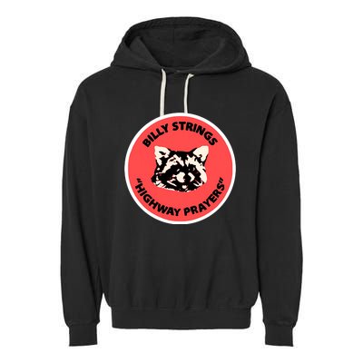 Highway Prayers Raccoon Garment-Dyed Fleece Hoodie