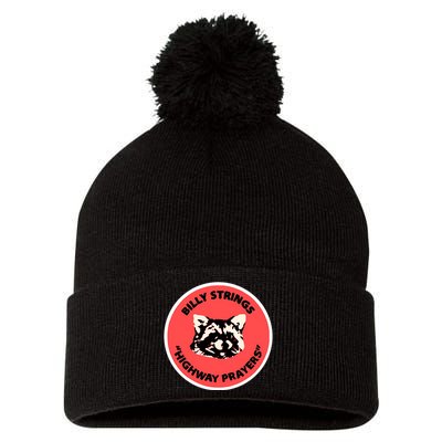 Highway Prayers Raccoon Pom Pom 12in Knit Beanie