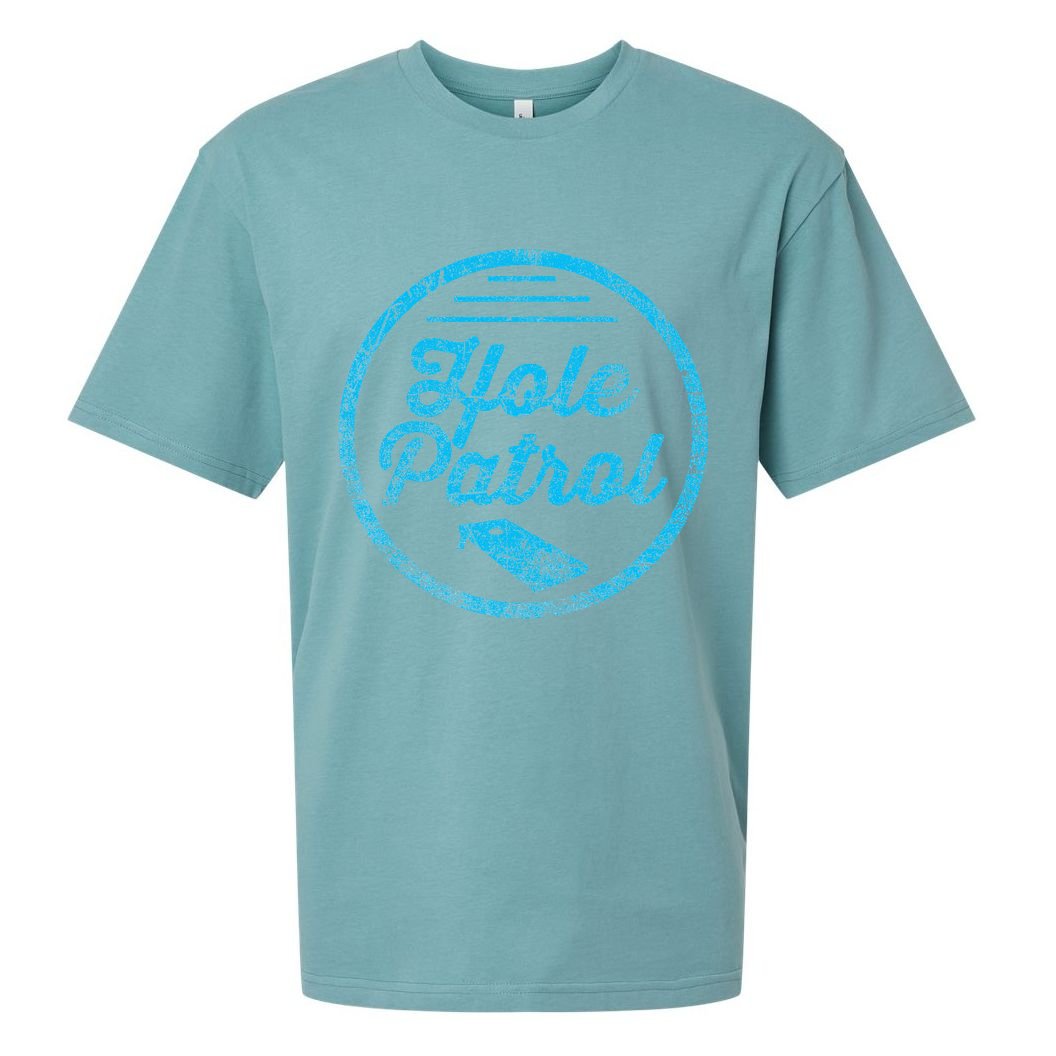 Hole Patrol Retro Cornhole Team Duo Vintage Graphic Sueded Cloud Jersey T-Shirt
