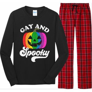 Halloween Pride Rainbow Jack O Lantern Gay And Spooky Long Sleeve Pajama Set