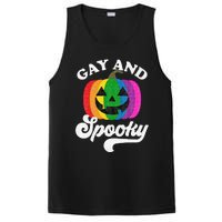 Halloween Pride Rainbow Jack O Lantern Gay And Spooky PosiCharge Competitor Tank