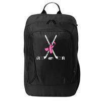 Hockey P.I.N.K Ribbon Breast Cancer Awareness City Backpack