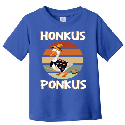 Honkus Ponkus Retro Funny Halloween Duck Goose Costume Gift Toddler T-Shirt