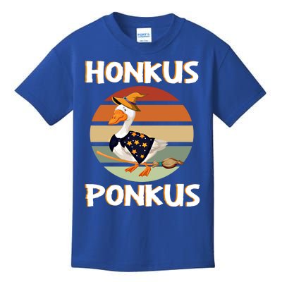 Honkus Ponkus Retro Funny Halloween Duck Goose Costume Gift Kids T-Shirt