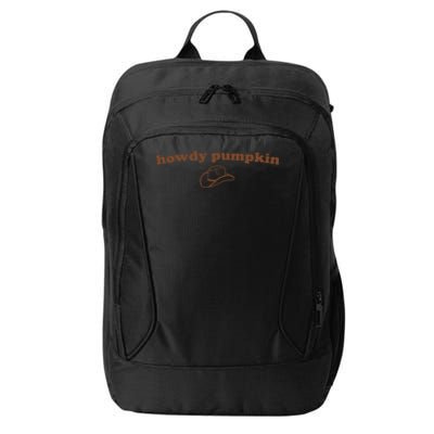 Howdy Pumpkin Rodeo Western Country Fall Southern Halloween Gift City Backpack