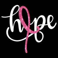 Hope Pink Ribbon Breast Cancer Awareness Month Button