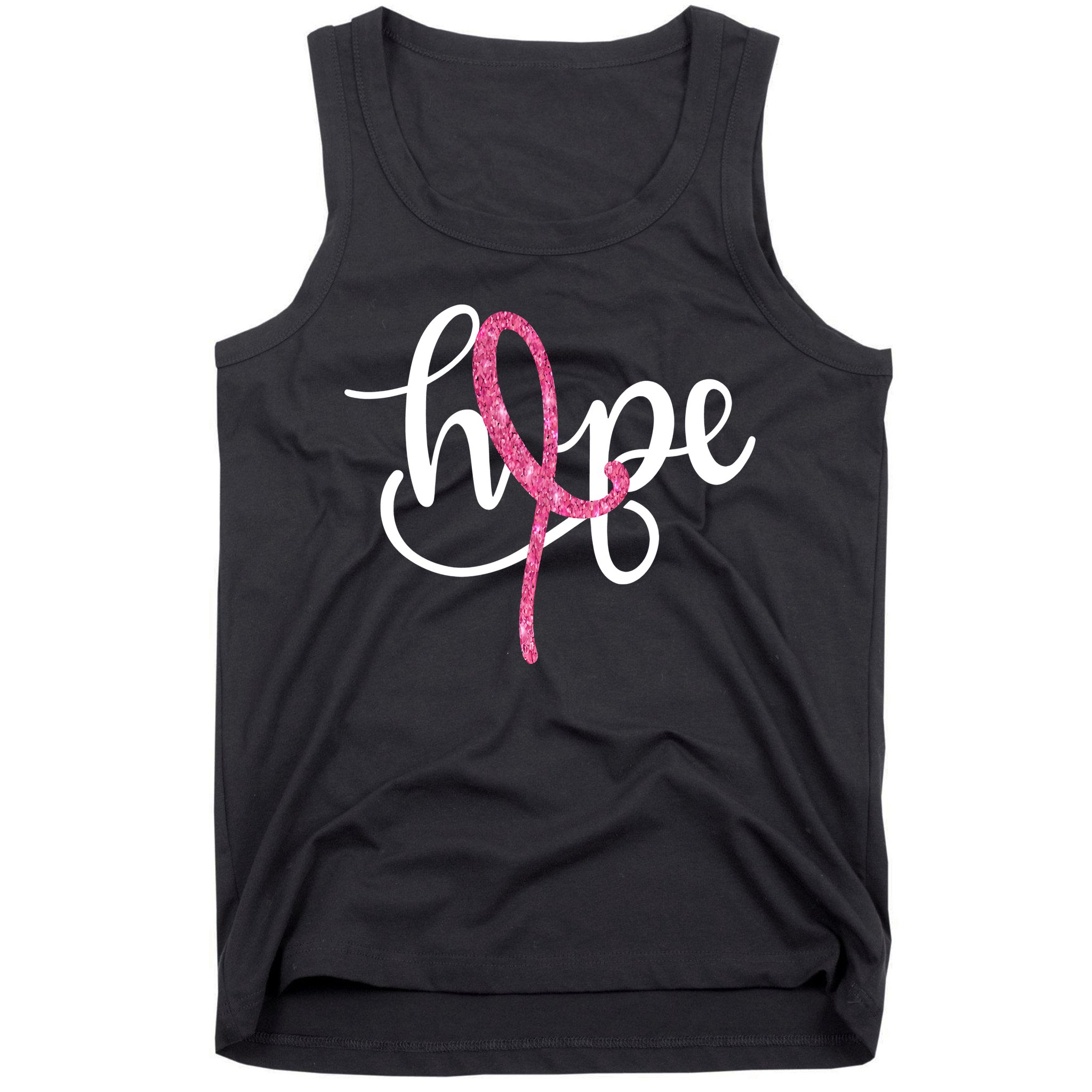 Hope Pink Ribbon Breast Cancer Awareness Month Tank Top