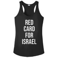 Hampden Park Red Card For Israel Ladies PosiCharge Competitor Racerback Tank