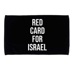 Hampden Park Red Card For Israel Microfiber Hand Towel