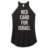 Hampden Park Red Card For Israel Women's Perfect Tri Rocker Tank