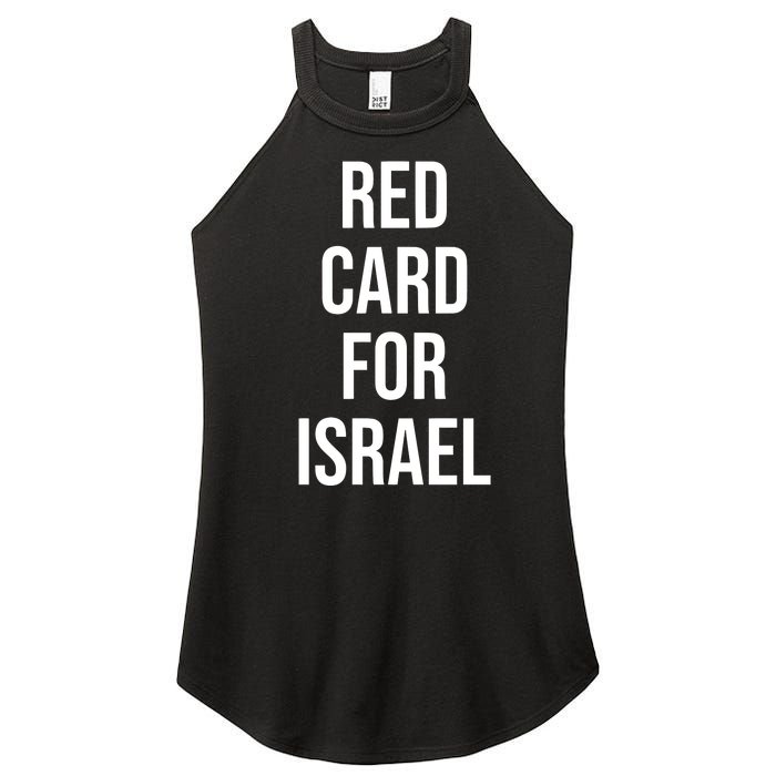 Hampden Park Red Card For Israel Women's Perfect Tri Rocker Tank