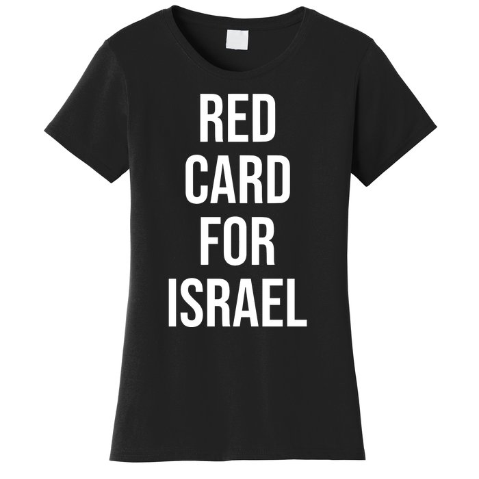 Hampden Park Red Card For Israel Women's T-Shirt