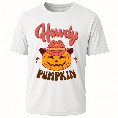 Howdy Pumpkin Retro Cute Halloween Performance Shirt