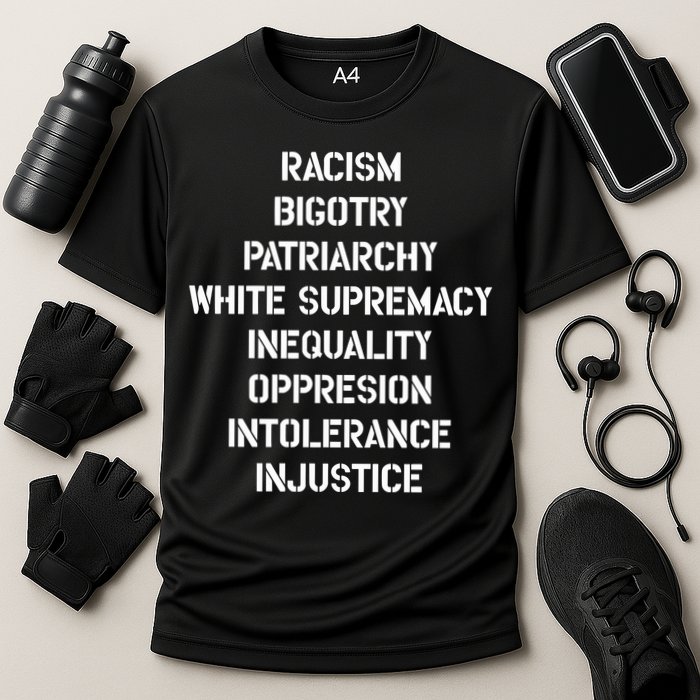 Hasan Piker Racism Bigotry Patriarchy White Supremacy Inequality Oppression Into Performance Shirt