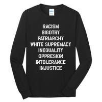 Hasan Piker Racism Bigotry Patriarchy White Supremacy Inequality Oppression Into Tall Long Sleeve T-Shirt