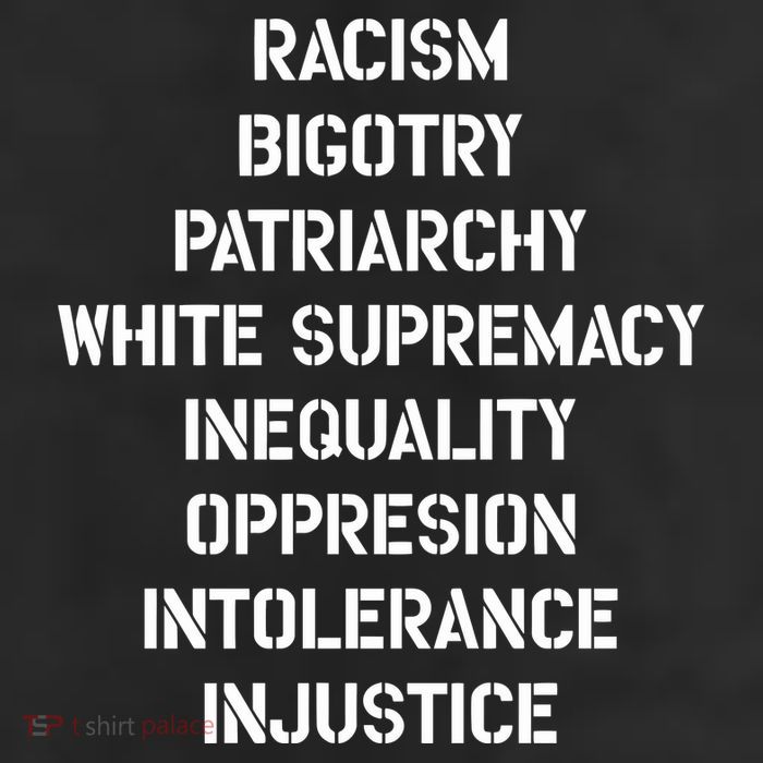 Hasan Piker Racism Bigotry Patriarchy White Supremacy Inequality Oppression Into 25L Jumbo Tote