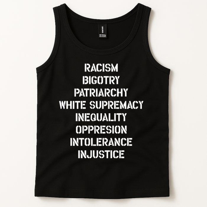 Hasan Piker Racism Bigotry Patriarchy White Supremacy Inequality Oppression Into Tank Top