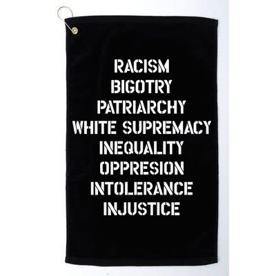 Hasan Piker Racism Bigotry Patriarchy White Supremacy Inequality Oppression Into Golf Towel