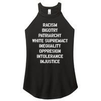 Hasan Piker Racism Bigotry Patriarchy White Supremacy Inequality Oppression Into Women's Perfect Tri Rocker Tank