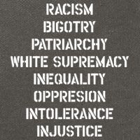 Hasan Piker Racism Bigotry Patriarchy White Supremacy Inequality Oppression Into Cotton Canvas Backpack