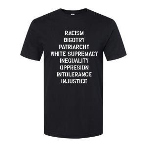 Hasan Piker Racism Bigotry Patriarchy White Supremacy Inequality Oppression Into Softstyle CVC T-Shirt