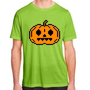 Halloween Pumpkin Retro Gaming Gift Jackolantern Face Gift Adult ChromaSoft Performance T-Shirt